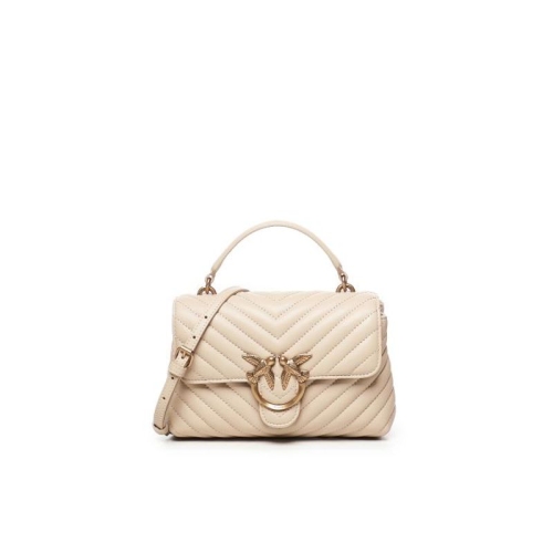 핀코 라프리마 여성 크로스바디 백 러브 원 미니 퀼티드 레더 숄더 100074 A0GKC50Q 베이지 /12