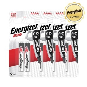 에너자이저 알카라인 AAAA 2입 4개