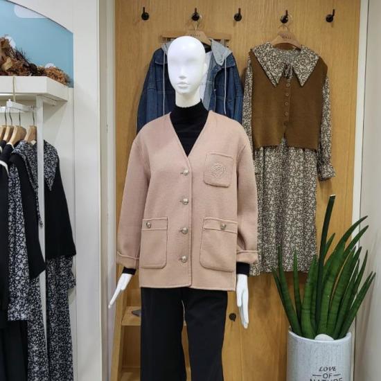 클리지 카라리스 캐시미어 싱글 자켓 CN8WJK07