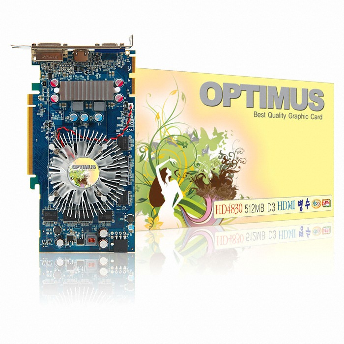 유니텍전자 라데온 HD 4830 OPTIMUS 병수 HDMI D3 512MB_이미지