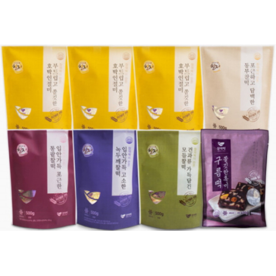 창억떡집 창억떡 6종 세트 흑미구름떡 구성 3.9kg (1개)_이미지