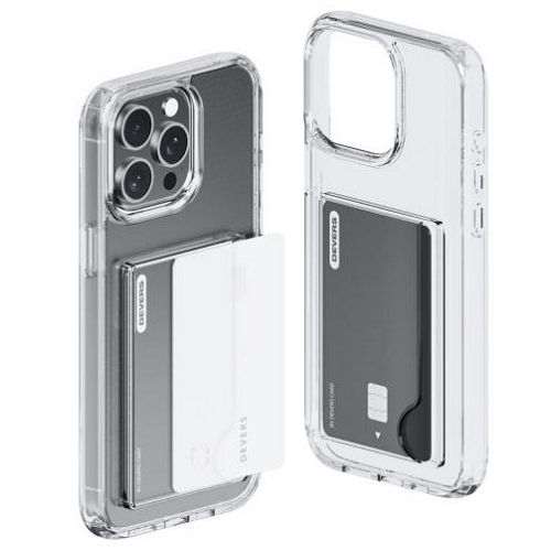 바이인터내셔널 디버스 아이폰12/12 프로 클리어 하드 카드수납 2장 케이스_이미지