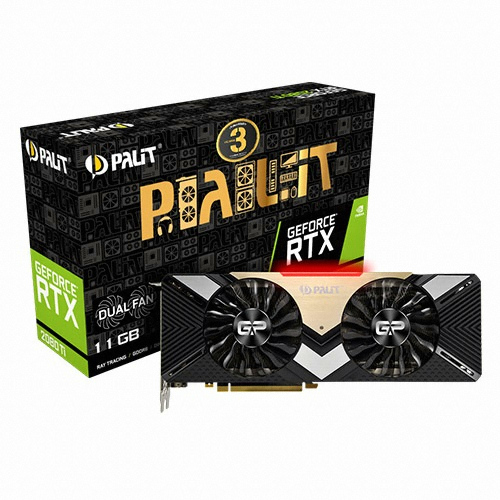 PALIT 지포스 RTX 2080 Ti Dual D6 11GB