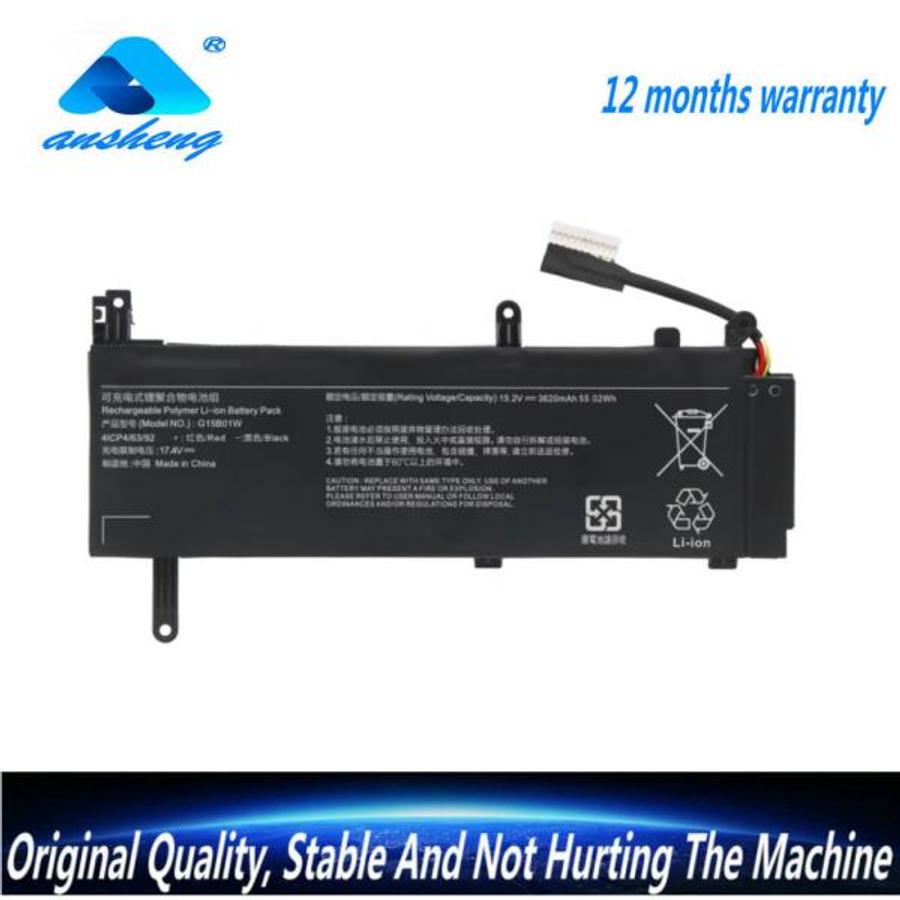 ������ ��Ʈ�Ͽ� G15B01W ���͸�, 15.6 ��ġ TM1705 GTX1050Ti/1060 171502-K///I, 3620mh..