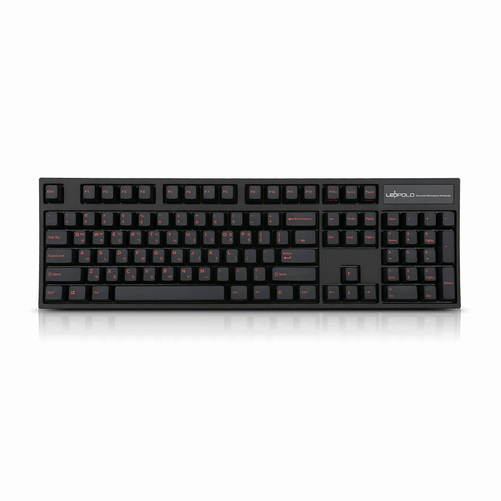 레오폴드 FC900R PD 블랙/레드 한글 (적축)
