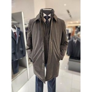 SG세계물산 바쏘옴므 양털 카라 베스트 3WAY 카키 다운코트 BSX4UB