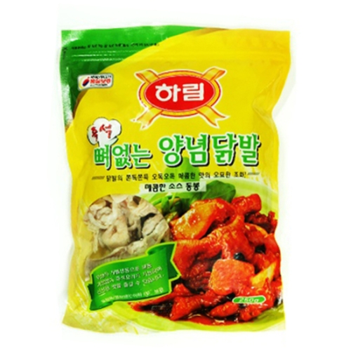 하림 뼈없는 양념닭발 250g (1개)_이미지