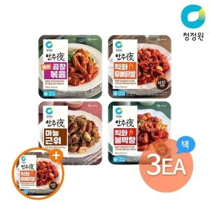 대상 청정원 안주야4종 택 3개 골라담기 + 직화무뼈닭발160g_이미지