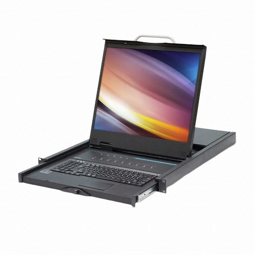 Ƽ���������̿��� LEDC 19��ġ 8��Ʈ LCD KVM ����ġ (LS908AU)