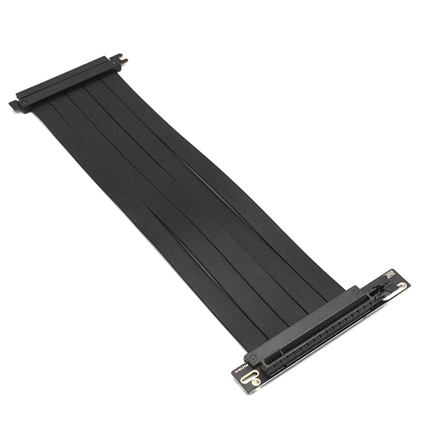 AONE PCI-E 4.0 16X 250mm 라이저 케이블 (블랙)_이미지