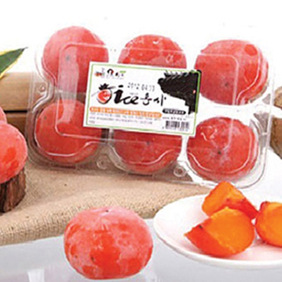 씨없는 청도 반시로 만든 아이스홍시 6개(과) 450g