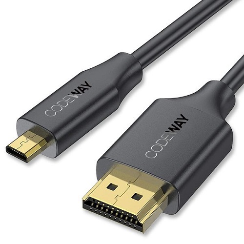 티에프엔아이엔씨 코드웨이 Micro HDMI to HDMI 케이블 (1m)_이미지