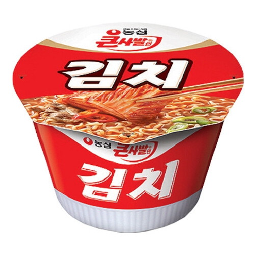 농심 김치 큰사발면 112g (2개)_이미지