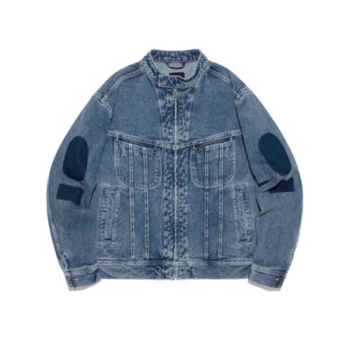 LEE 리자켓 CQK LE2401IJ31IM 데님 바이커 자켓 인디고 미듐