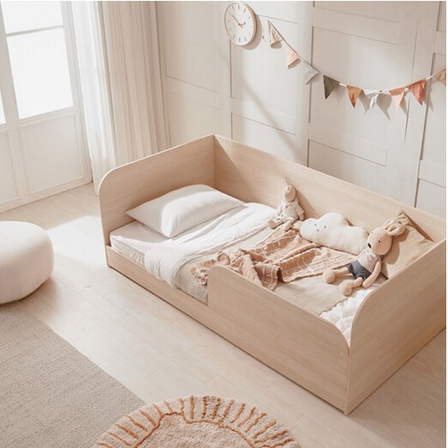 장인가구 뉴피터 저상형 슬라이딩 일반형 침대 S+안전가드 (매트별도)_이미지