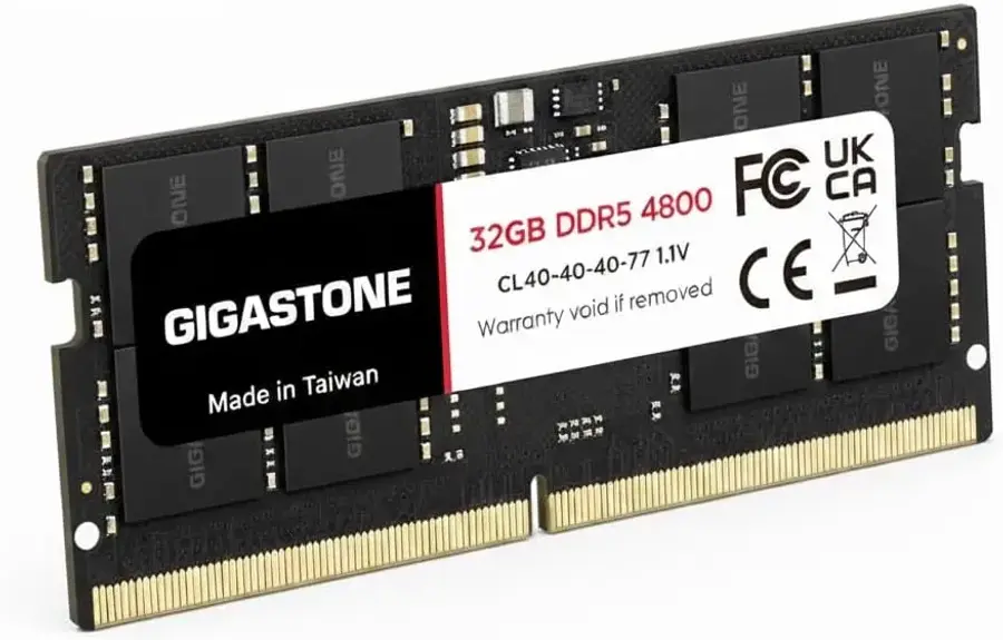 에스티오 DDR5 RAM 노트북 전용 GIGA NE 32GB 2x16GB DDR5 4800MHz 키트 u2013 PC5-38400 ..