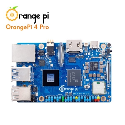 파이 4 프로 8GB LPDDR5 RAM 싱글 보드 컴퓨터 올위너 A733 WiFi6+BT5.4 듀얼 MIPI-CSI 카메..