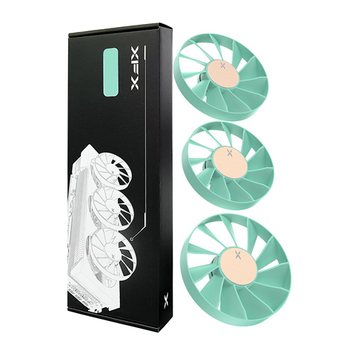 XFX Magnetic Air 시리즈 커스텀 팬 그린_이미지