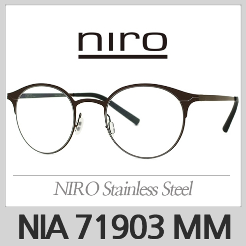 니로 안경테 NIA71809 SYBP 스테인레스 스틸