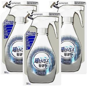 페브리즈 향균 플러스 깨끗한 향 리필 320ml (3개)_이미지