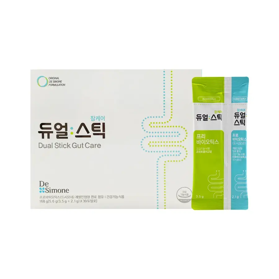 드시모네 듀얼스틱 장케어 프로+프리 30포