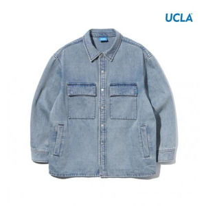 애드혹 UCLA 데님 원포켓 베이직 데님셔츠 UA8LS01_이미지