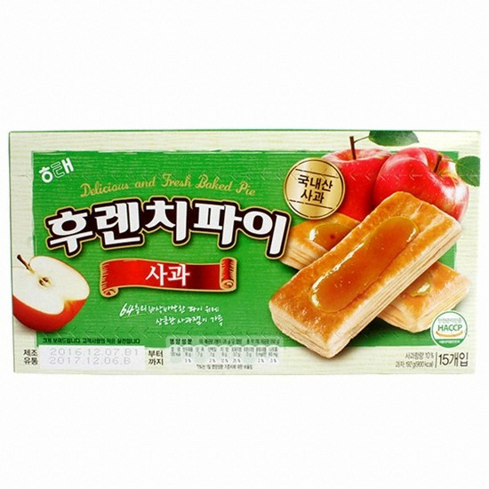 해태제과 후렌치파이 사과 15개입 192g (1개)_이미지