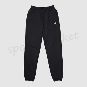 MLEC1923 블랙 UNI 에센셜 기모 조거팬츠 STANDARD FIT 10부 남여공용 츄리닝 바지 운동복