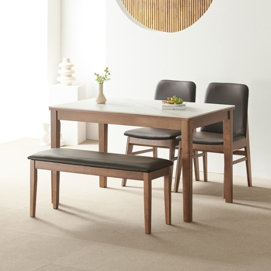 라로퍼니처 로망 유광 포세린 통세라믹 식탁 1200