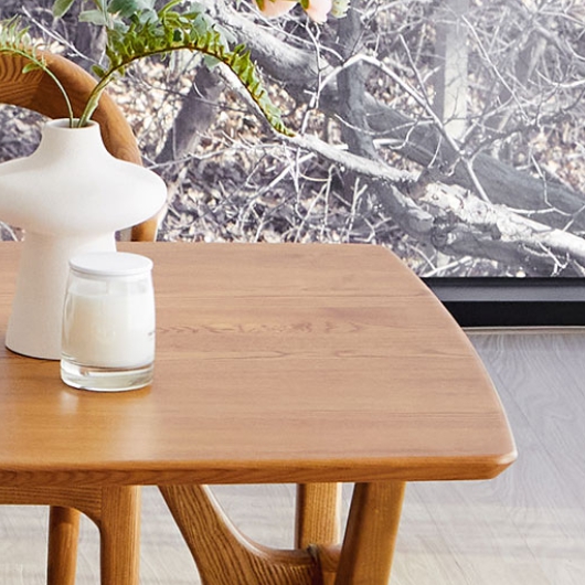스코나 버네스 물푸레 애쉬 원목 식탁 1850 (의자별도)_이미지