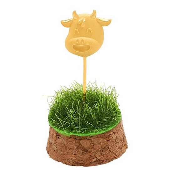 혼골드모아 골드모아 잔디 소 돌선물 3.75g_이미지