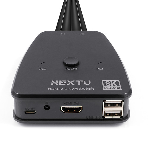 이지넷유비쿼터스 크리스프 2:1 HDMI KVM 스위치_이미지