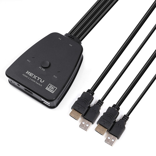 이지넷유비쿼터스 크리스프 2:1 HDMI KVM 스위치_이미지