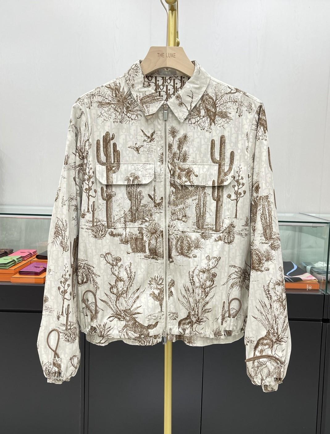 크리스찬디올 트래비스스캇 캑터스잭 블루종 자켓 213C522C5531