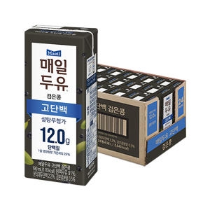 매일유업 매일두유 검은콩 고단백 190ml (24개)_이미지
