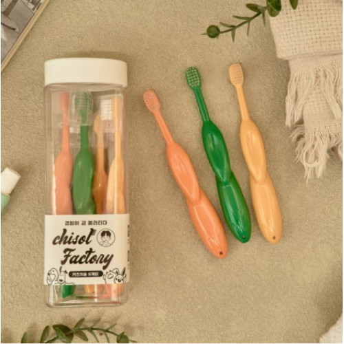 토틀러 얇은 일반모 영유아칫솔