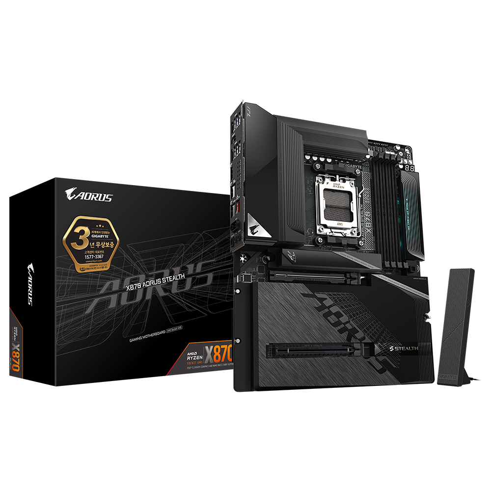 GIGABYTE X870 AORUS STEALTH 제이씨현이미지입니다. 누르면 해당 게시물로 새창이동합니다.