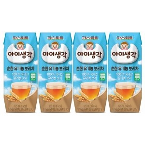 파스퇴르 아이생각 유기농 보리차 125ml (4개)_이미지