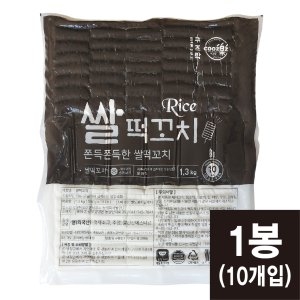 쿠즈락앳홈 쿠즈락 쌀떡꼬치 1.3kg (1개)_이미지