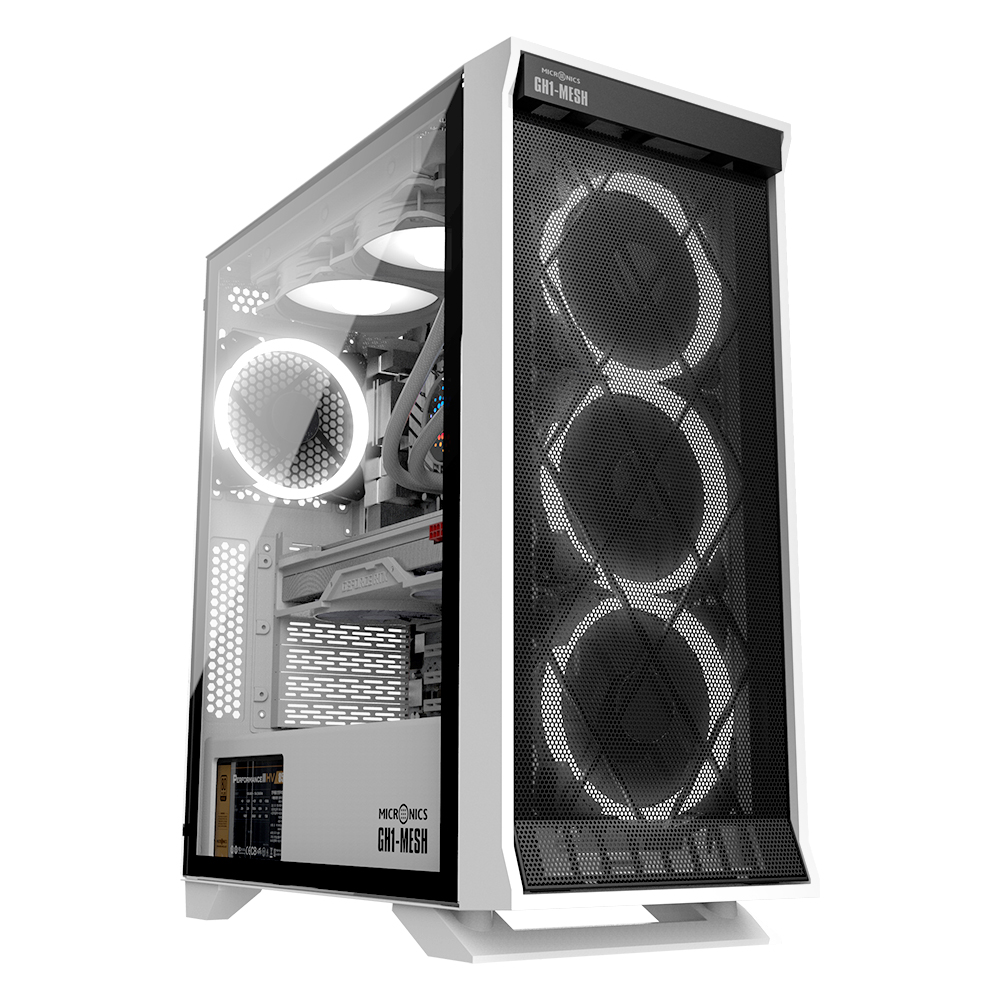 마이크로닉스 GH1-MESH 강화유리 (화이트)