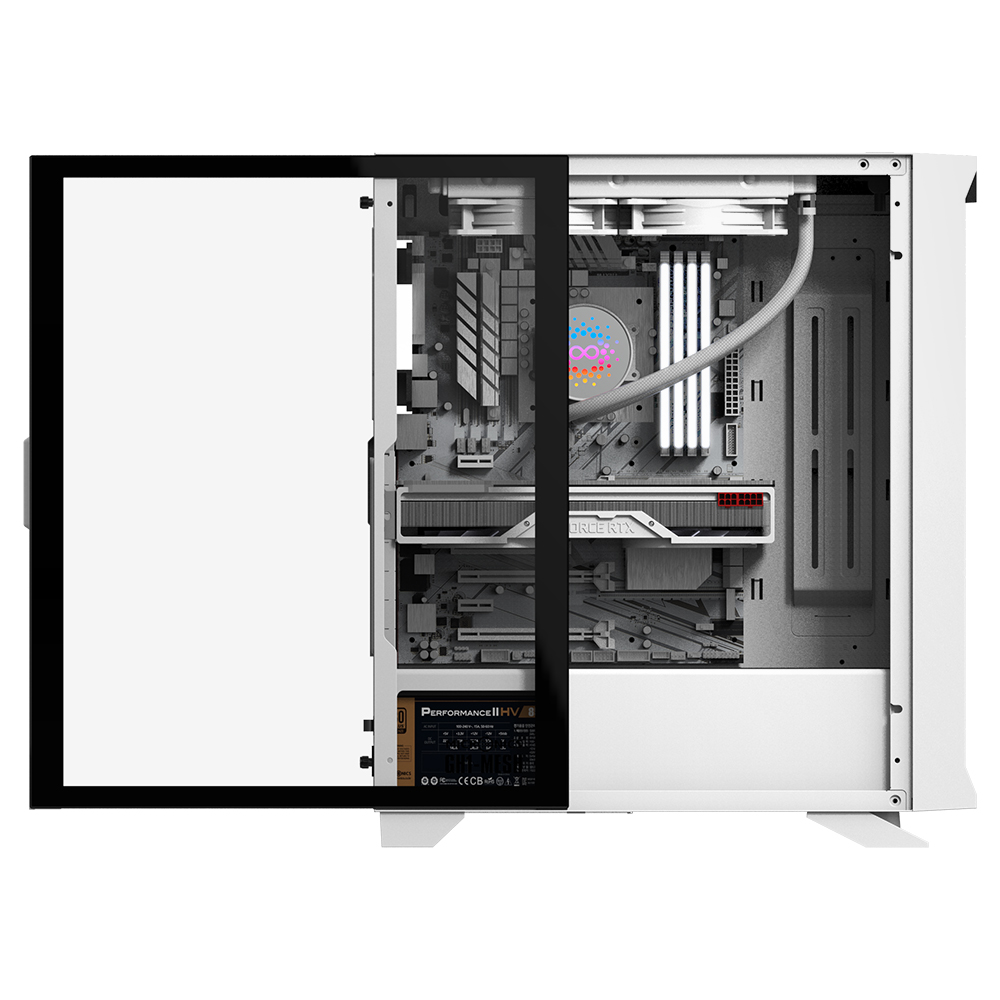 마이크로닉스 GH1-MESH 강화유리 (화이트)_이미지