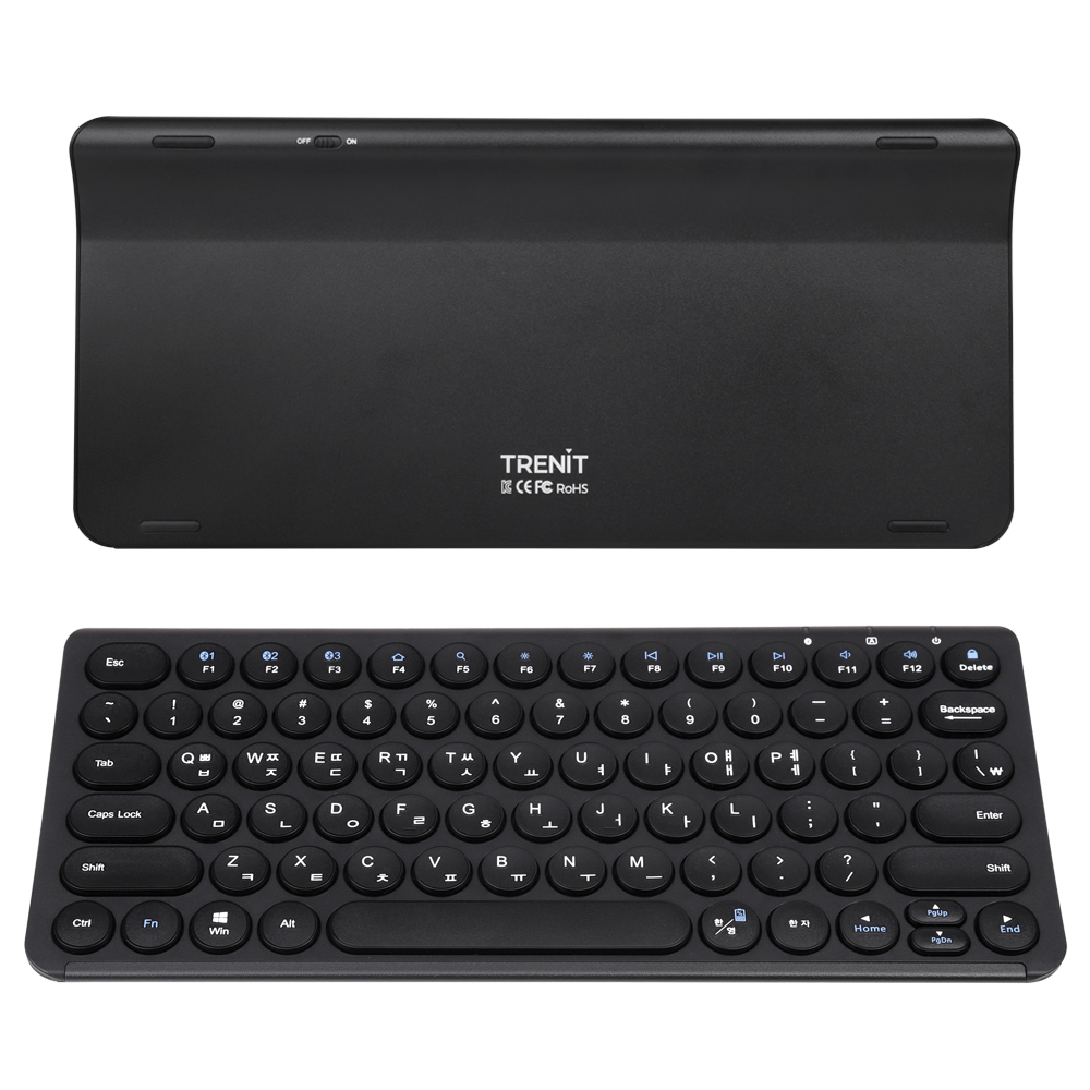 제이컴정보통신 트렌잇 JTK-006 블루투스 키보드 (블랙)_이미지