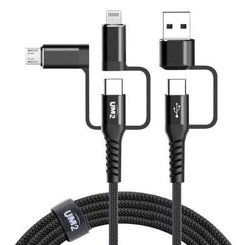 아임커머스 UM2 UMCA-6in1-60W 6in1 멀티 충전 케이블 (1.2m)_이미지