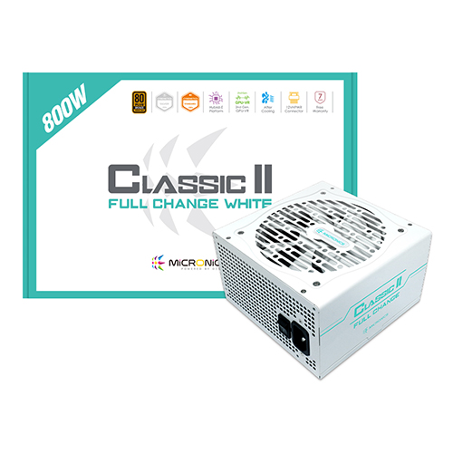 마이크로닉스 Classic II 풀체인지 800W 80PLUS브론즈 230V EU 화이트