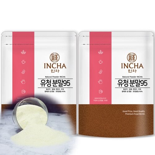 인차 수입 유청분말 유청단백질 가루 500g