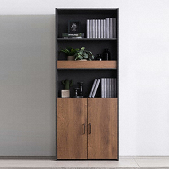 미즌하임 제노바 5단 하단도어형 책장 800