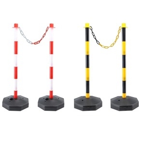 지아이엘 물통형 차단봉 1+1 가이드라인 바리게이트 주차장 차선 규제봉 주차금지