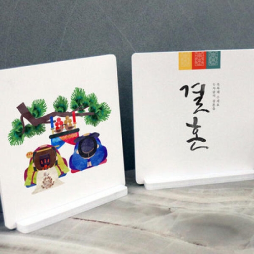 꾸밈 ie181-스탠드액자2P_한국전통혼례05