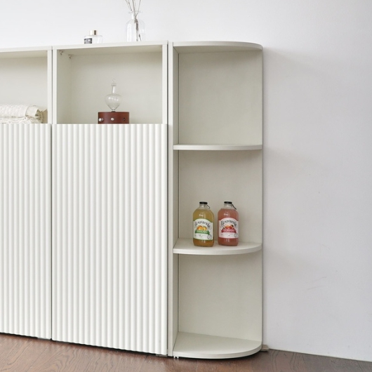 플랜데코 라카이 템바보드 다용도 오픈형 코너 수납장 300_이미지