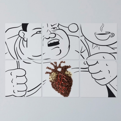 꾸밈 if233-멀티액자_커피중독에걸린남자